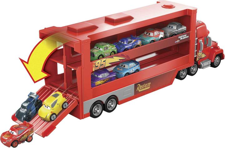 Productafbeelding Disney Cars Mini Racer Transporter Mack (incl. 1 Mini Racer)