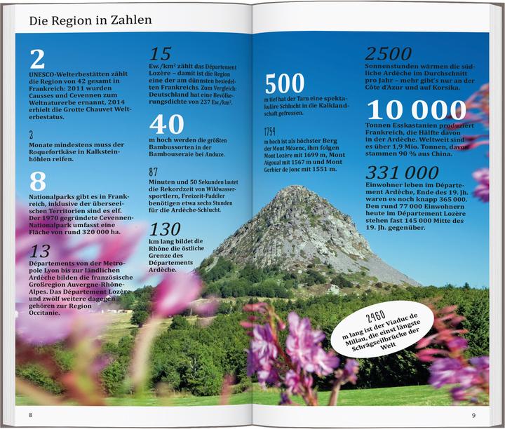Produktbild direkt Reiseführer Ardeche, Tarn und Cevennen (Deutsch, Gabriele Kalmbach, 2025)