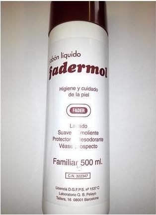 Image du produit Fadermol Mousse et gel douche au lait 550g