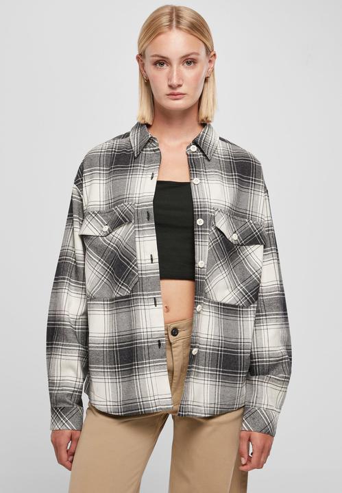 Actual product image Urban Classics Ladies Oversized Check Shirt (5XL)