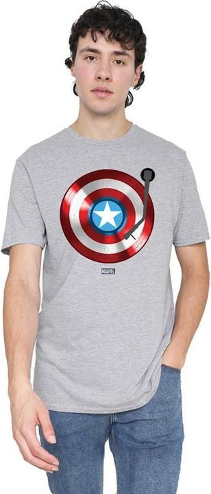 Immagine prodotto Captain America Record Maglietta Scudo Uomo (3XL)