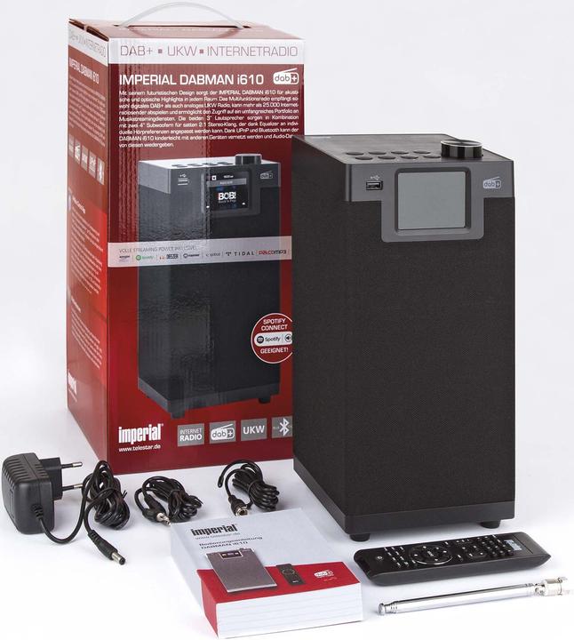 Immagine prodotto Imperial Dabman i610 (DAB, Web radio, FM, VHF, Bluetooth, WiFi)