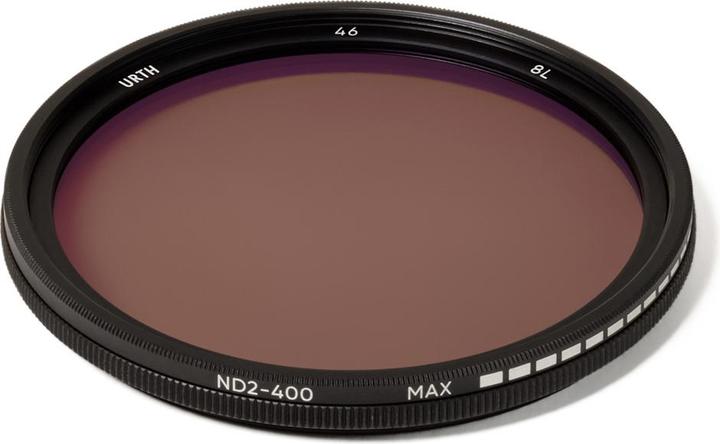 Produktbild Urth 46mm ND2 400 (1 8.6 Stop) Variable ND Lens Filter (ND- / Graufilter, 46 mm)