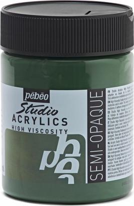 Produktbild Pebeo Studio Acrylics feine Acrylfarben (Hookergrün, 500 ml)