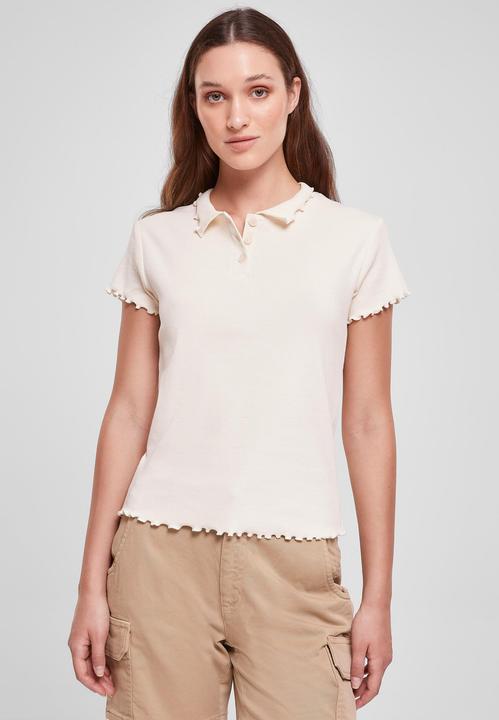 Actual product image Urban Classics Ladies Rib Polo Tee (S)