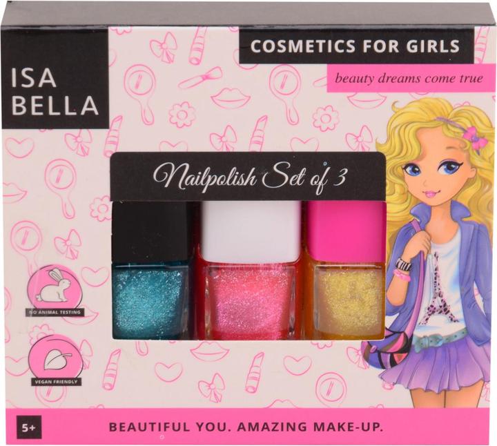 Actual product image Johntoy Isabella nail polish in box