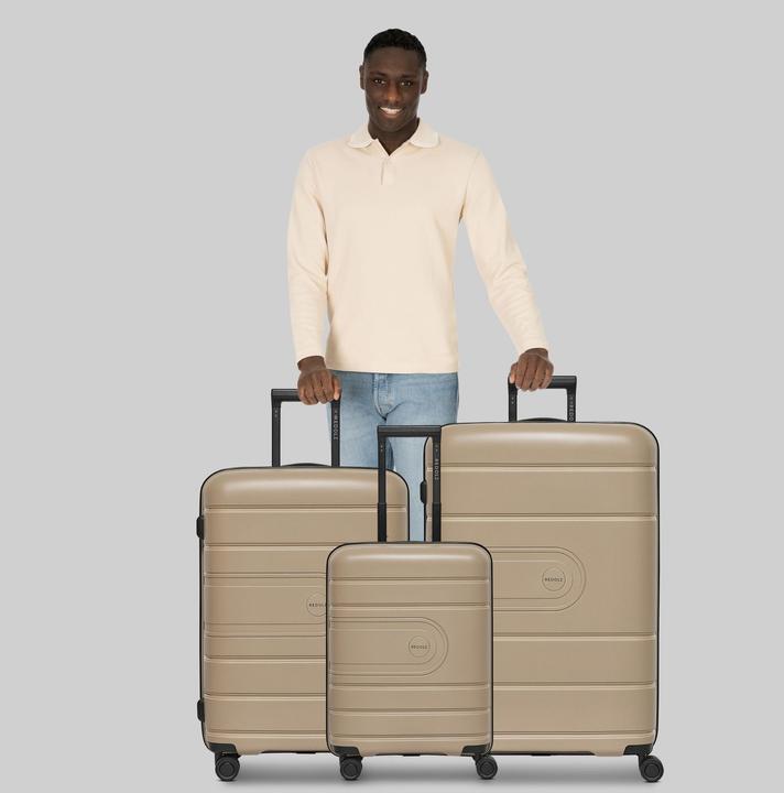 Image du produit Redolz Essentials 11 4 Rollen Kofferset 3-teilig mit Dehnfalte (240 l, XL (à partir de 115l))