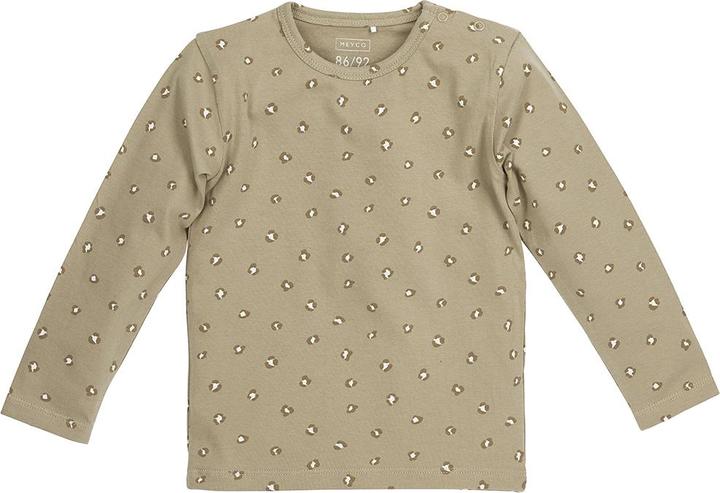 Productafbeelding Meyco pyjama mini panter zand mt 98/104 (104)