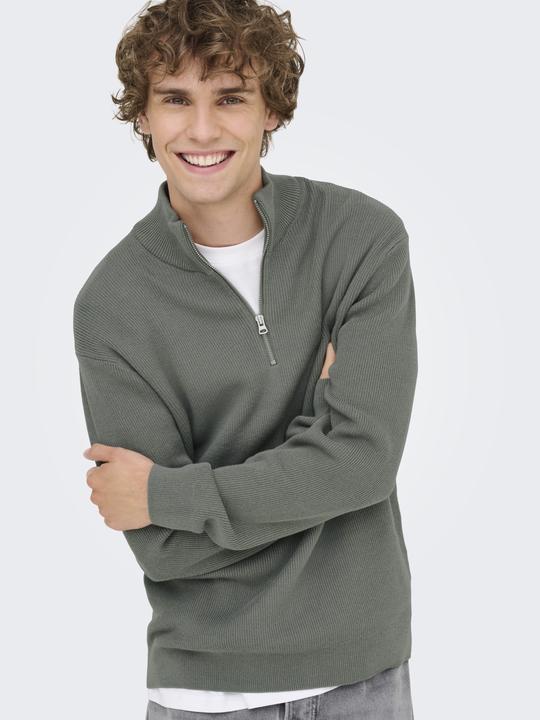 Immagine prodotto Only & Sons Onsphil Reg 12 Struc Half Zip Knit Noos (XXL)