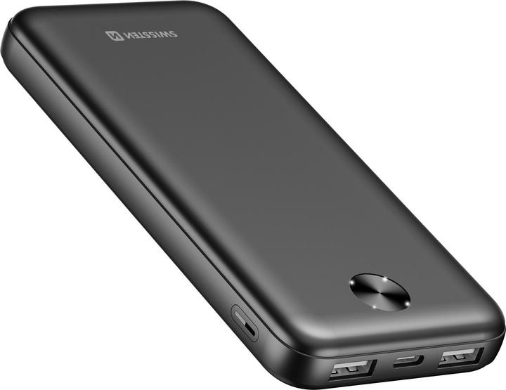 Swissten Power Bank 10000 Mah Worx Pro Black (10000 mAh, 10.50 W, 10.50 Wh)