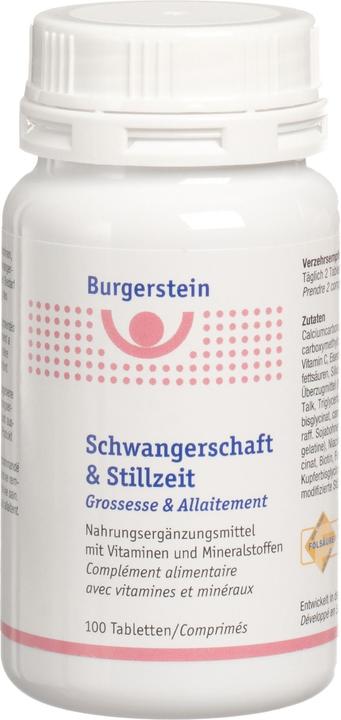 Burgerstein Pregnancy and lactation (100 Piece, Pills, 135 g)