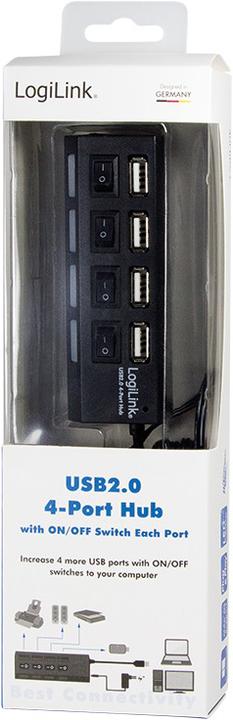 Immagine prodotto LogiLink UA0128 (USB-A, 4 Porti)