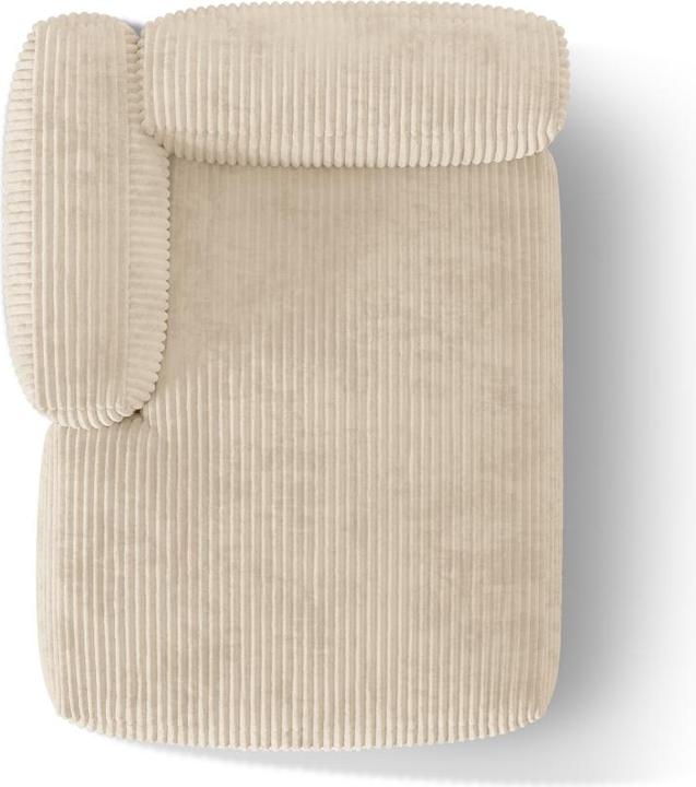 Actual product image Micadoni Modular Chaise Longue Left, "Martina", 1 Seat, 176x123x75 Made in Europe (Chaise longue)