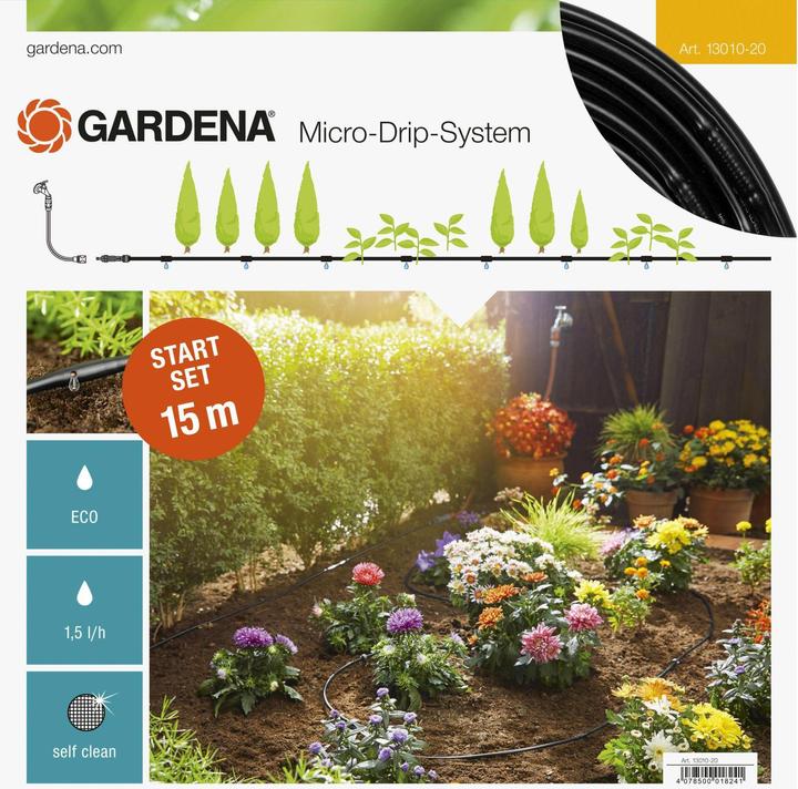 Image du produit Gardena Micro-Drip-System Start Set (Kit d'irrigation goutte à goutte)