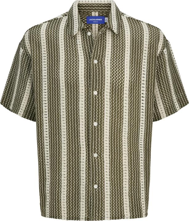 Jack & Jones Jorbellagio Crochet Shirt Ss Sn