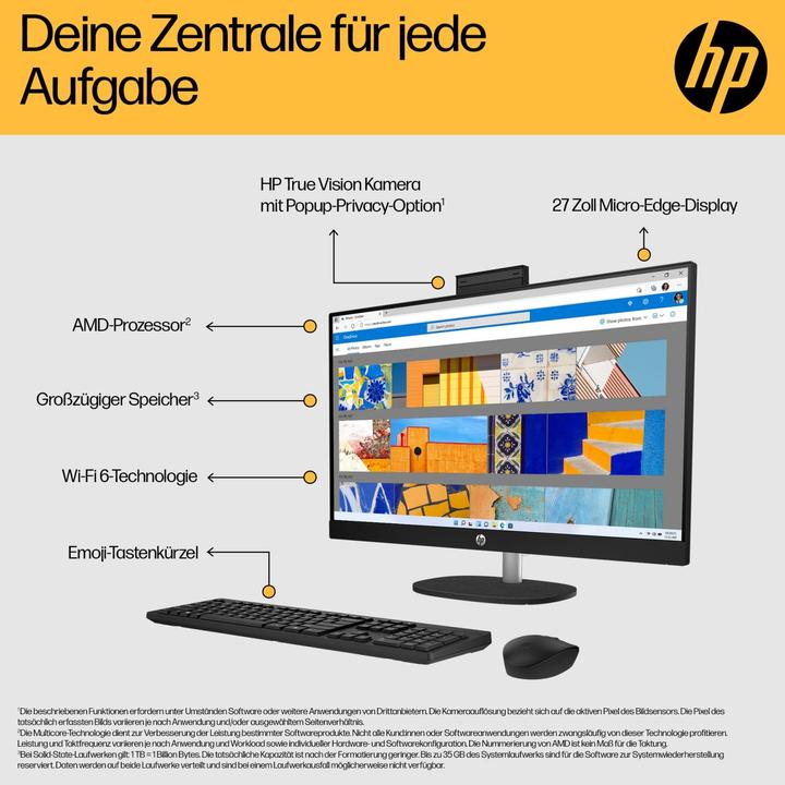 Energie-Label HP PC 27-cr0501ng All-in-One (AMD Ryzen 5 7520U, 8 GB, 512.00 GB)