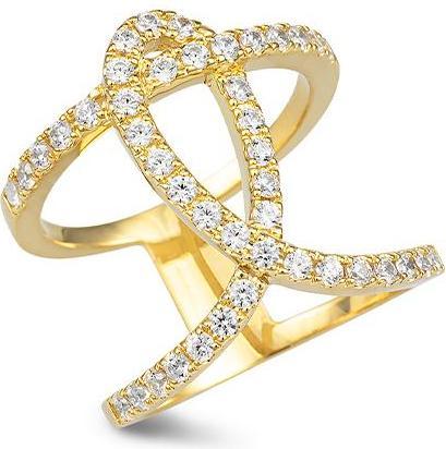 Produktbild Breuning RING - BRILL. 0,989 Ct. H/si (50, 750/18 K Gold)