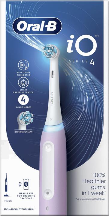 Actual product image Braun Eltand Bristle iO4 Lavender Without TC (Oscillating toothbrush)