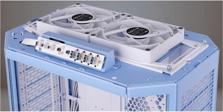 Produktbild Thermaltake The Tower 600 Hydrangea Blue (ATX, Mini-ITX, mATX)