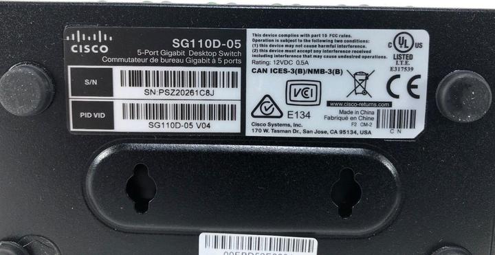Immagine prodotto Cisco Sg110d-05 (5 porte)