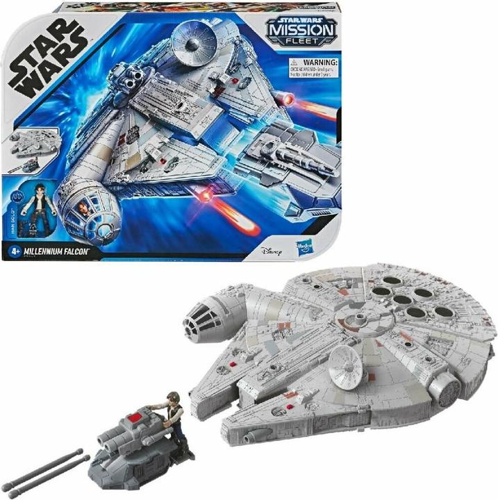 Actual product image Hasbro Star Wars Mission Fleet Han Solo Millennium Falcon