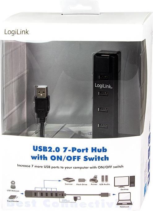 Immagine prodotto LogiLink UA0124 (USB-A, 7 Porti)