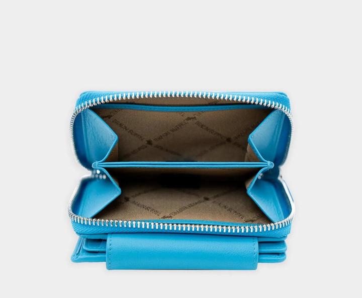 Actual product image Braun Büffel Joy wallet RFID protection leather 12 cm
