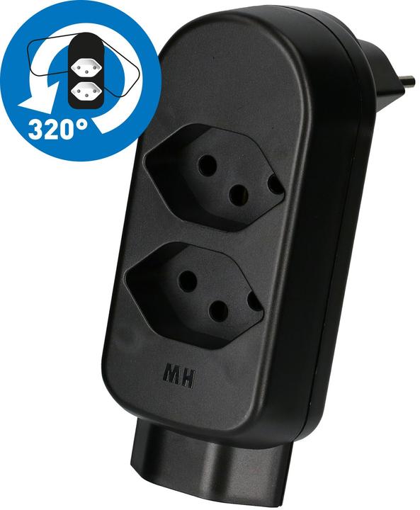 Max Hauri Mehrfachstecker (Type 13, 3 x)