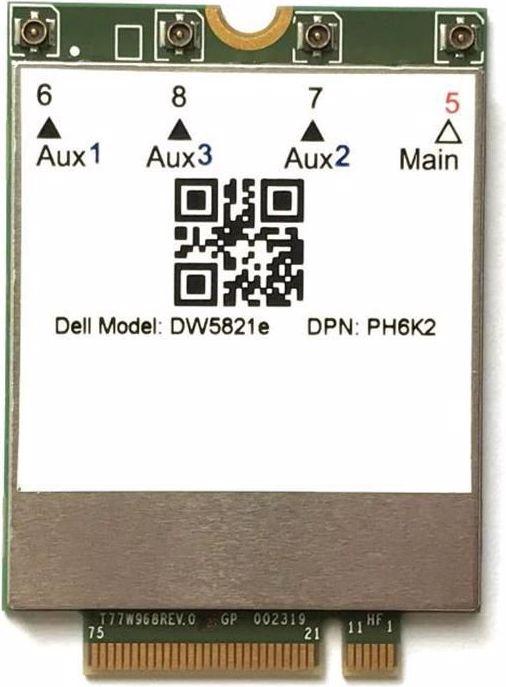 Actual product image Dell Snapdragon X20 LTE-A module (DW5821e)
