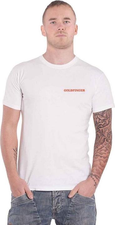 James Bond Unisex Adult Goldfinger Profile T-Shirt