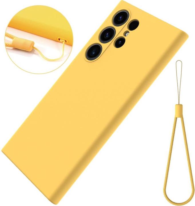 Produktbild Cover-Discount Silikon Gummi Hülle gelb (Samsung Galaxy S24 Ultra)