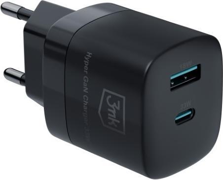 Actual product image 3MK Hyper GaN Charger 33W ład. sieć. Czarny/Black (33 W)