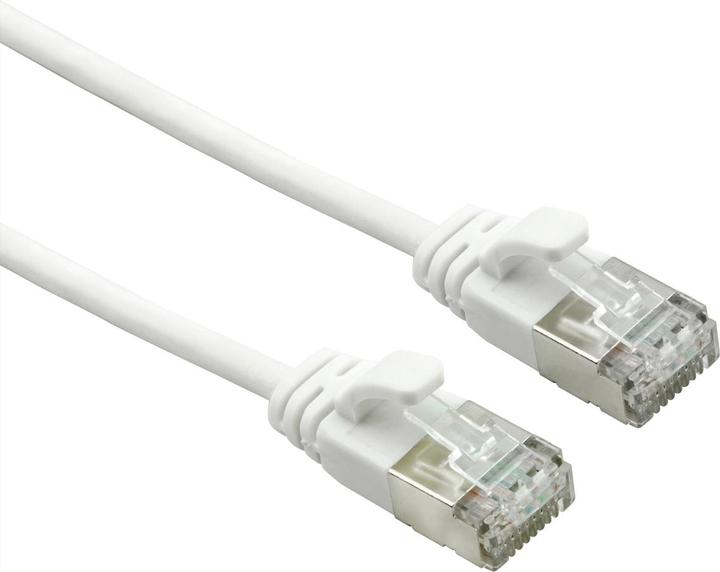Roline U/FTP DataCenter Kabel (Kat.7), LSOH, mit RJ45 Steckern (500 MHz), slim, weiss, 3.0 m (U/FTP, CAT7, 3 m)