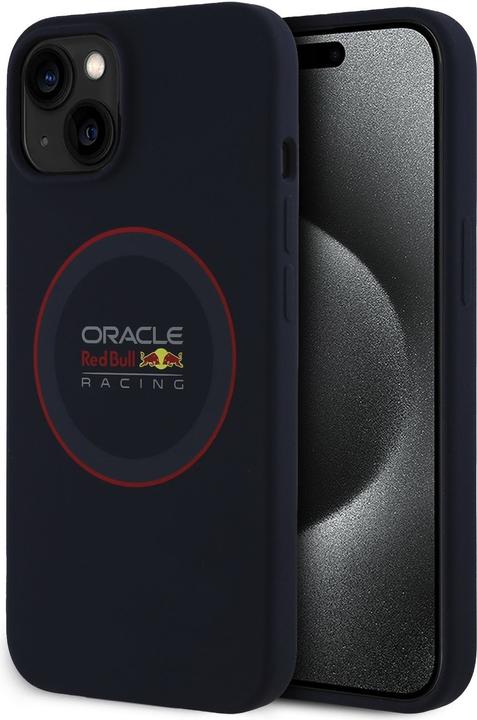 Produktbild Red Bull Racing Hülle MagSafe Silikonhülle mit rotem Ring Marineblau (Apple iPhone 13)