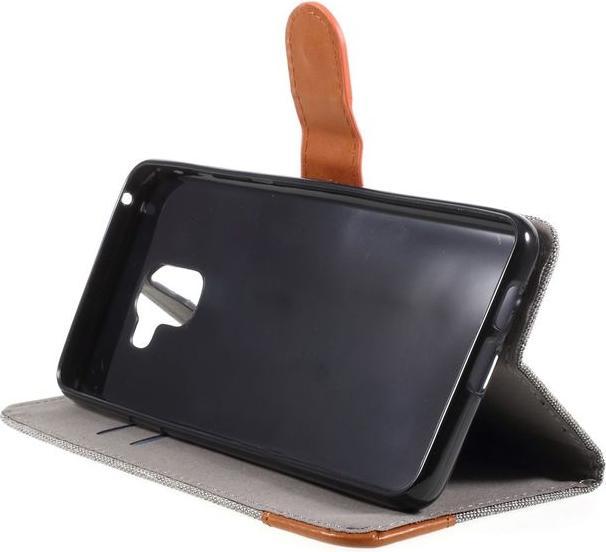 Produktbild MU Classic Leder/Stoff Hülle (Samsung Galaxy A8 (2018))