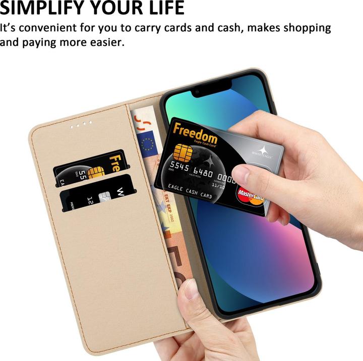 Immagine prodotto Cadorabo Copertina del libro con stampa (Apple iPhone 13)