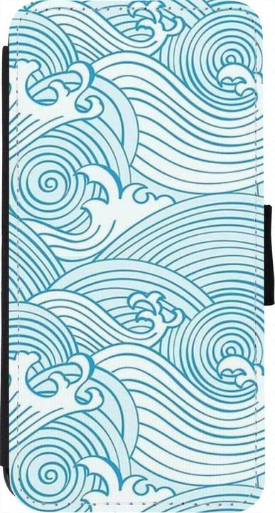 Image du produit PhoneLook Coque Wallet noir Ocean Waves (Apple iPhone 7)