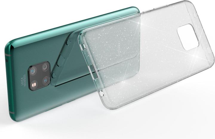 Immagine prodotto Nalia Copertura in silicone trasparente con glitter (Mate 20 Pro)