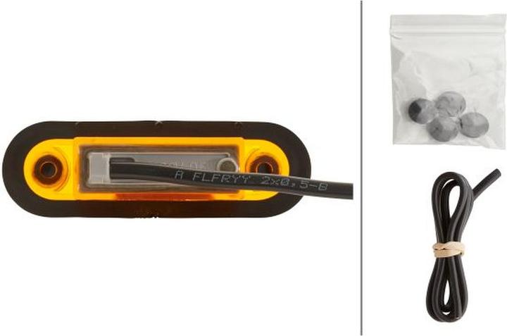 Produktbild Hella 2 Seitenmarkierungsleuchten seitlicher Einbau LED für AEBI
