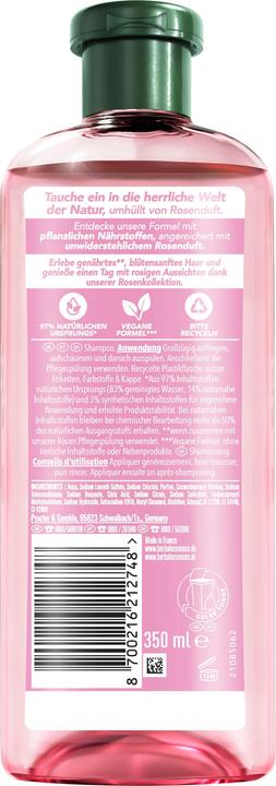 Image du produit Herbal Essences Doux comme une fleur avec un parfum de rose (350 ml, Shampoing liquide)
