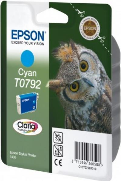 Image du produit Epson C13T07924010 T0792 cartouche d'encre cyan 1.345 pages ISO/IEC 24711 11ml cyan (C)