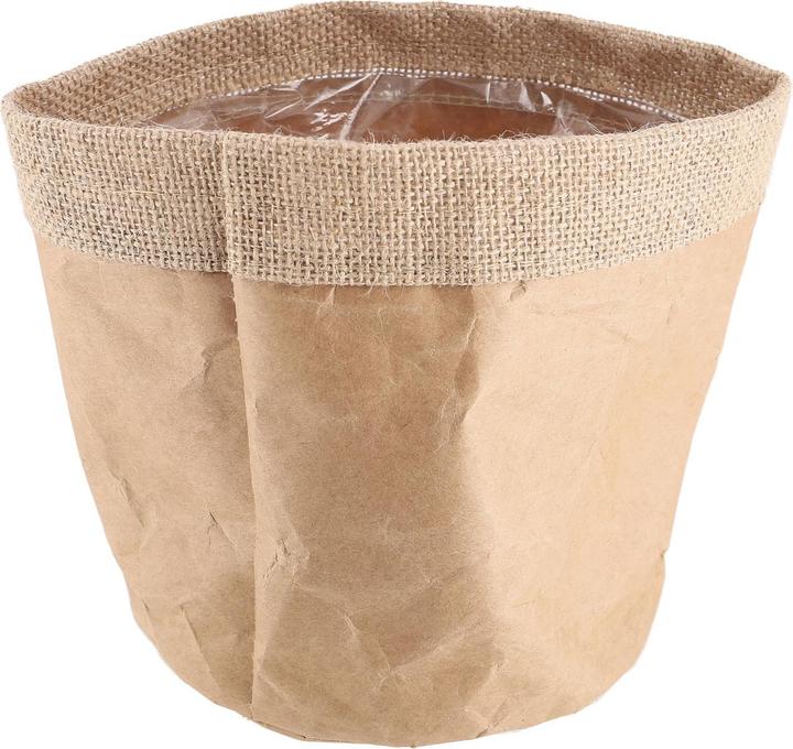 Image du produit Natura Punto Sac à plantes avec film intérieur et application de laine, 16 x 17 cm