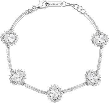 Brosway - Luxury silver bracelet with zircons Fancy Infinite White FIW46