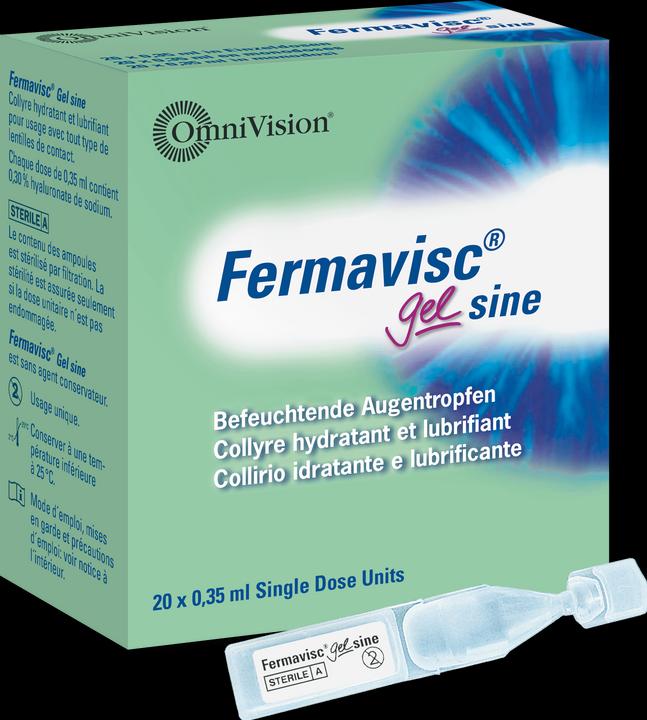 Produktbild OmniVision Fermavisc Gel Sine (7 ml, 20 x 0.35 ml)