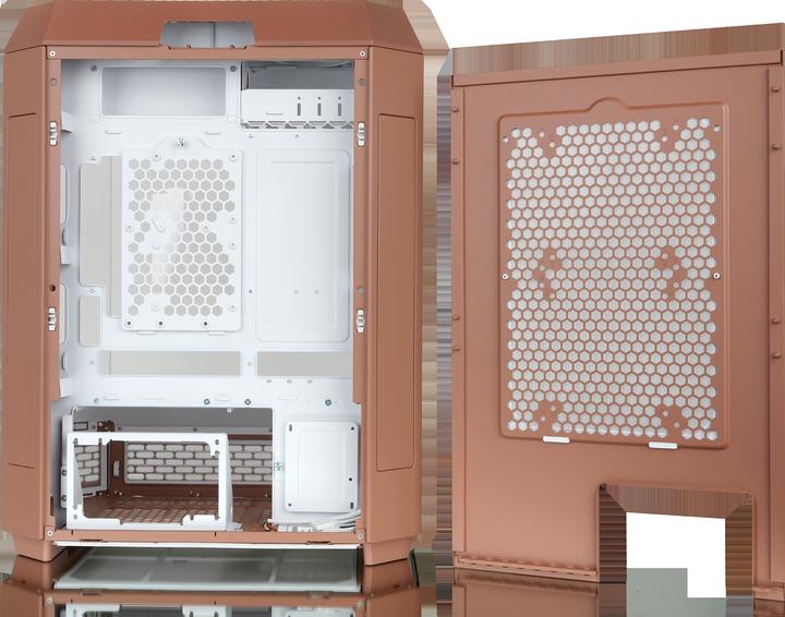 Actual product image Thermaltake The Tower 600 Mocha Mousse