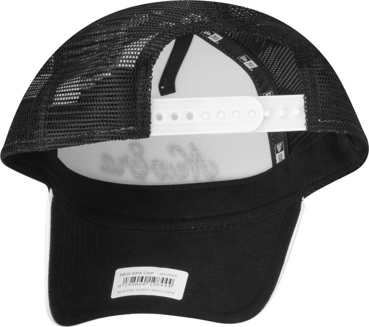 Image du produit New Era Casquette Trucker réglable - Marque Retro Script Blanc
