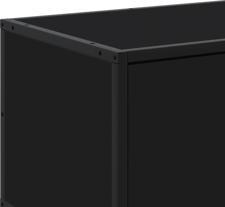 Produktbild VidaXL TV Schrank Lowboard Fernsehschrank Fernsehtisch Schwarz Holzwerkstoff