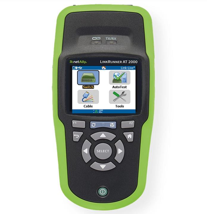 Actual product image Netscout LinkRunner AT 2000 Network Auto-Tester (fibre + b/w