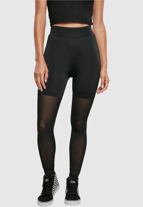 Immagine prodotto Urban Classics Leggings a vita alta da donna in rete tecnica trasparente (XS)