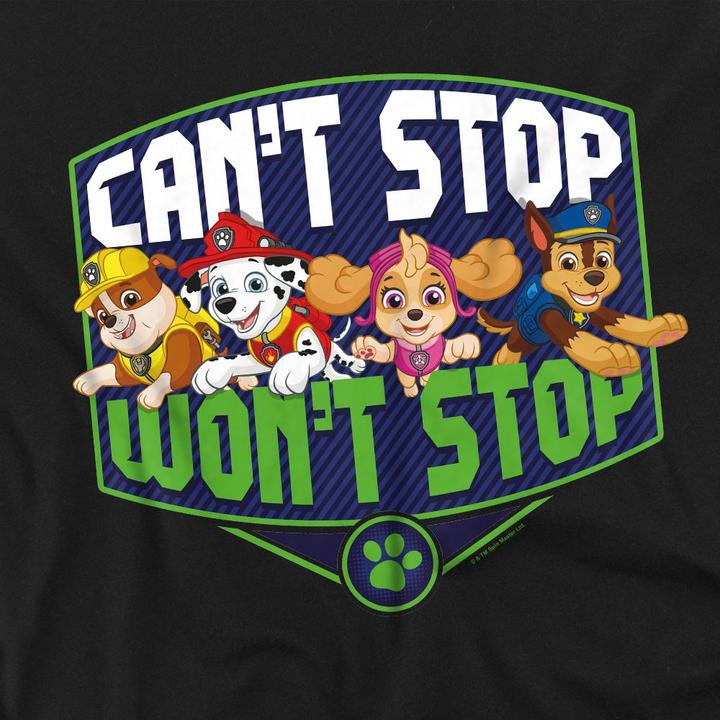 Immagine prodotto Paw Patrol Can't Stop Won't Stop Maglietta Uomo (4XL)